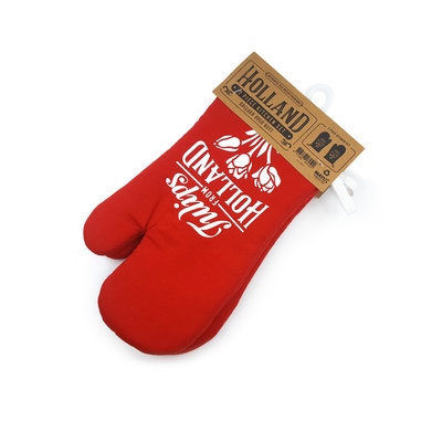 Matix Oven handschoenen rood Holland 2 stuks