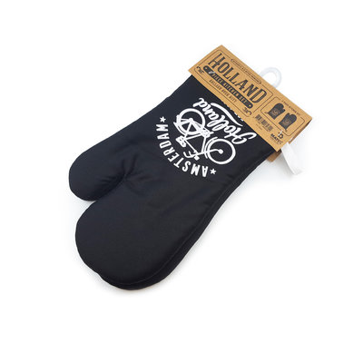 Matix Oven handschoenen zwart Amsterdam 2 stuks