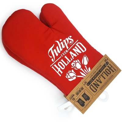 Typisch Hollands Oven gloves red Holland 2 pieces