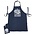 Typisch Hollands Kitchen set-2 parts (apron and oven glove) Bicycle and facade houses