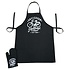 Typisch Hollands Kitchen set-2 parts (apron and oven glove) Black and White