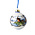 Heinen Delftware Christmas ball 5cm landscape color