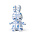 Nijntje (c) Miffy Plüsch - 23 cm Souvenir Delft Blue