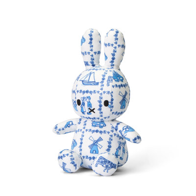 Nijntje (c) Miffy Plüsch - 23 cm Souvenir Delft Blue