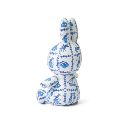 Nijntje (c) Nijntje pluche -  23 cm  Souvenir Delfts Blauw