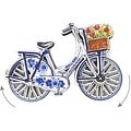 Matix Magneet - Holland fiets blauw draaiende wielen