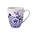 Heinen Delftware Small mug - Delft blue - with floral decoration