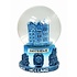 Typisch Hollands Snow globe Delft blue - gable houses- Medium