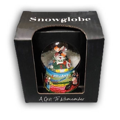 TTD Gifts Sneeuwbol Holland - Boerin - Molen -Oud Hollands
