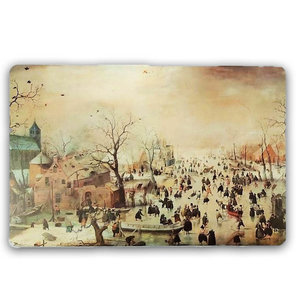 Typisch Hollands Placemat - Avercamp -Winter landscape