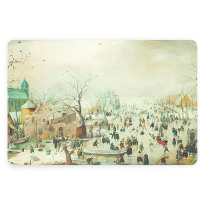 Typisch Hollands Placemat - Avercamp -Winterlandschap