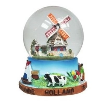 TTD Gifts Schneekugel Holland - Windmühle - Klein