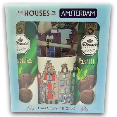 Droste Droste Giftbox - Houses - Mint Chocolate Pastilles