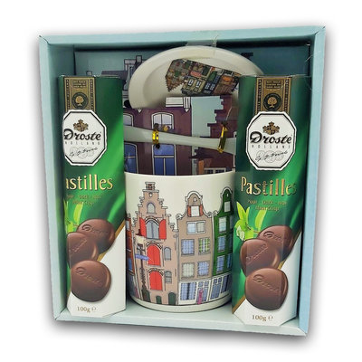 Droste Droste Giftbox - Houses - Mint Chocoladepastilles