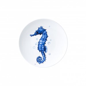 Heinen Delftware Delfter blauer Teller - 15 cm - Seepferdchen