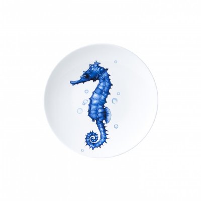 Heinen Delftware Delft blue plate - 15 cm - Seahorse