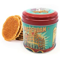 Matix Stroopwafels in  Retro Amsterdams bakkersblik