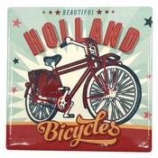 Typisch Hollands Onderzetter - Fiets - Vintage - Holland