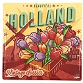 Typisch Hollands Untersetzer - Tulpen - Frühling - Vintage