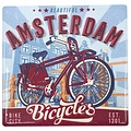 Typisch Hollands Onderzetter- Amsterdam Bicycles