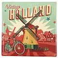 Typisch Hollands Untersetzer - Holland Windmühle