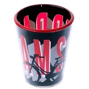 Typisch Hollands Shot glass Amsterdam- Red- white