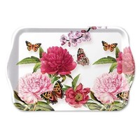 Typisch Hollands Dienblad - Pioenrozen  21x14cm