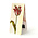 Museumgifts Holland Magnetisches Lesezeichen-Jakob Marrel, rote Tulpe