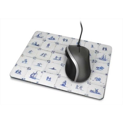 Typisch Hollands Mouse pad - Delft blue tiles, period 1620-1750