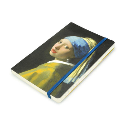 Typisch Hollands Notitieboekje - Softcover  - het meisje met de parel