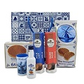 van Meers Typical Dutch delicacies - in goodie bag - Delft blue