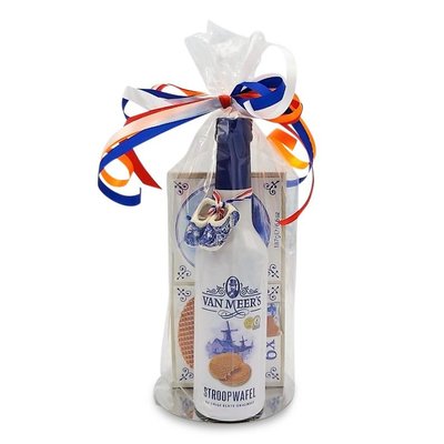 van Meers Stroopwafel - wafels en likeur -cadeau