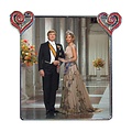 Typisch Hollands Royal family - Photo magnet - Metal with hearts