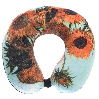 Robin Ruth Fashion Neck Pillow - Vincent van Gogh - Sunflowers