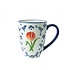 Heinen Delftware Mug orange tulip - porcelain