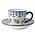 Heinen Delftware Cup and saucer orange tulip - Porcelain