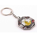 Typisch Hollands Keychain 8-sided Holland Tin-colored