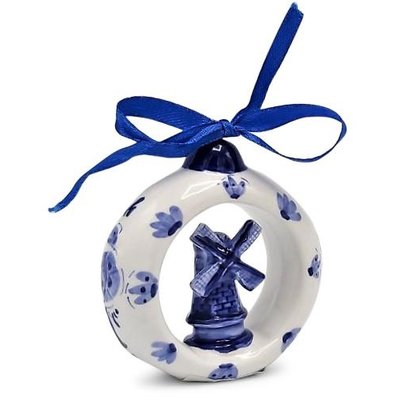 Typisch Hollands Christmas decoration (Round with windmill)