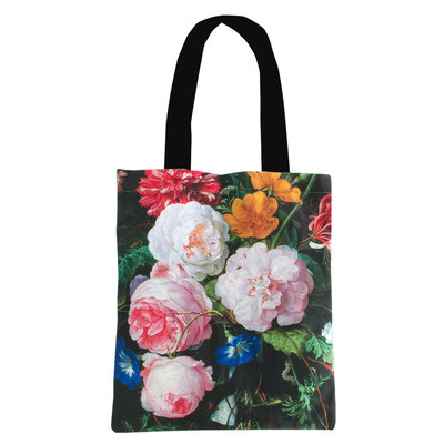 Typisch Hollands Cotton Tote Bag -De Heem, Flower Still Life.