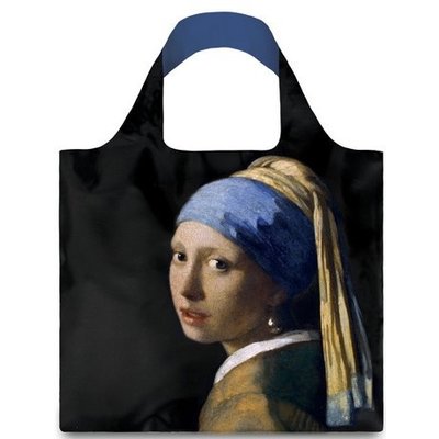 Typisch Hollands Faltbare Tasche - Faltbare Tasche - Vermeer - Mädchen mit Perlenohrring