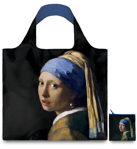 Faltbare Tasche - Vermeer - Mädchen mit Perlenohrring - Typisch Hollands  Souvenirs - Online shop