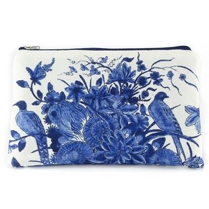 Typisch Hollands Pencil case - make-up bag - Delft blue