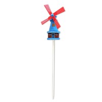 Matix Hölzerne Windmühle am Stiel