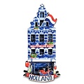 Typisch Hollands Magneet gevelhuisje - Delftsblue shop