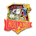 Typisch Hollands Magnet - Dutch Emblem (Holland cheese girl)