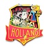 Typisch Hollands Magnet - Niederländisches Emblem (Holland Käsemädchen)
