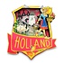 Typisch Hollands Magnet - Niederländisches Emblem (Holland Käsemädchen)