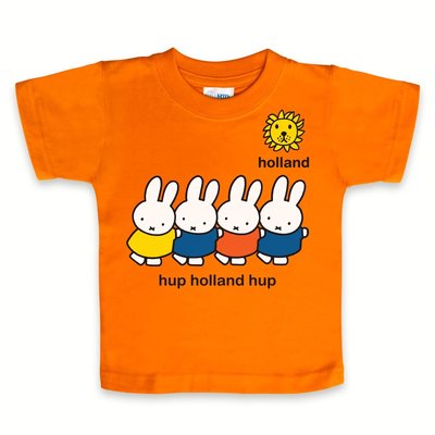 Nijntje (c) T-Shirt Miffy - Go Holland -Hup