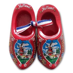 Matix Souvenir aus Holz – Holzclogs 8 cm
