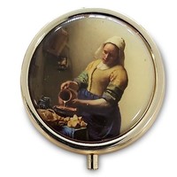 Typisch Hollands Pill box - Gold colored - Milkmaid